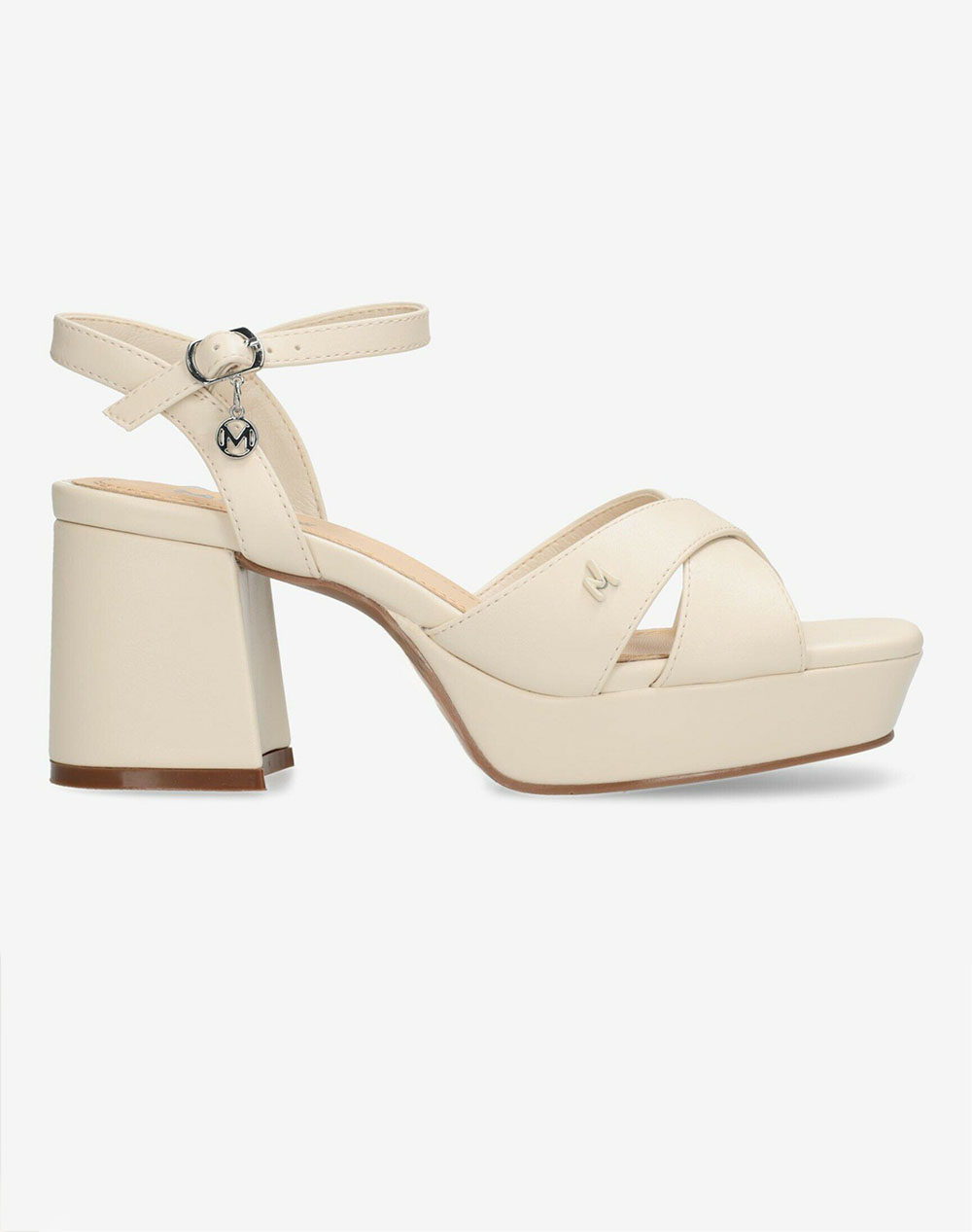 Mexx Nalina Nicky Heeled Sandal Women Footwear Sandals Cream Synthetic Mi001608351W 02 3005 Female Sandals