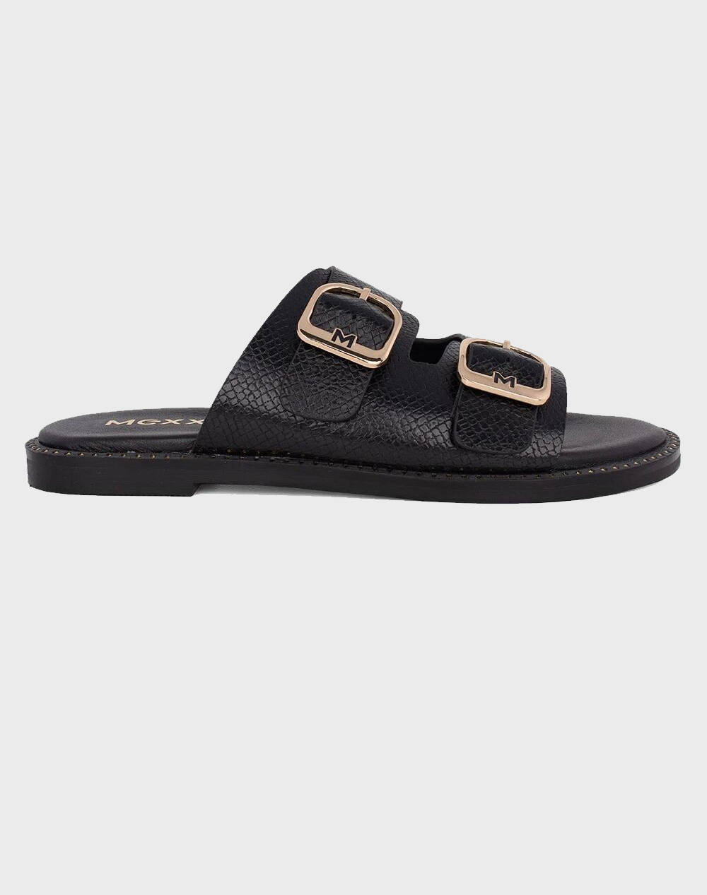 Mexx Rissa Portas Sandal Women Footwear Espadrilles/Sandals Black Imitation Leather Mi001607451W 1000 Female Espadrilles/Sandals Black