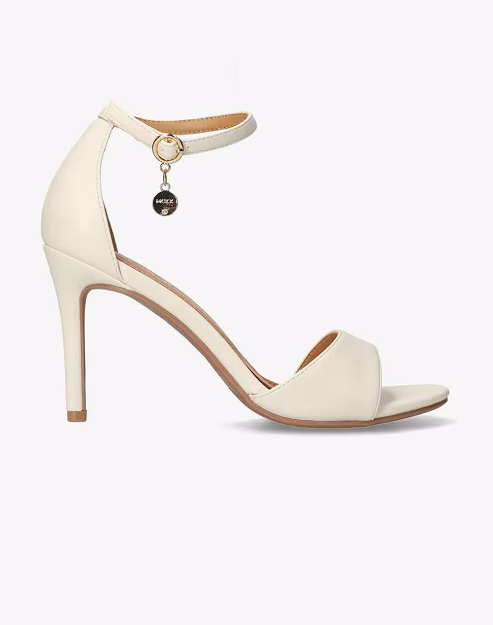 Mexx Leyla Paisley Heeled Sandal Women Footwear Sandals Cream Leather,Synthetic Mi001601951W 02 3005 Female Sandals