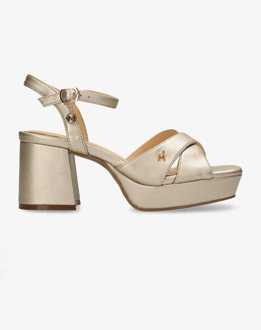 Mexx Nalina Nicky Heeled Sandal Women Footwear Sandals Gold Synthetic Mi001608351W 8500 Female Sandals Gold