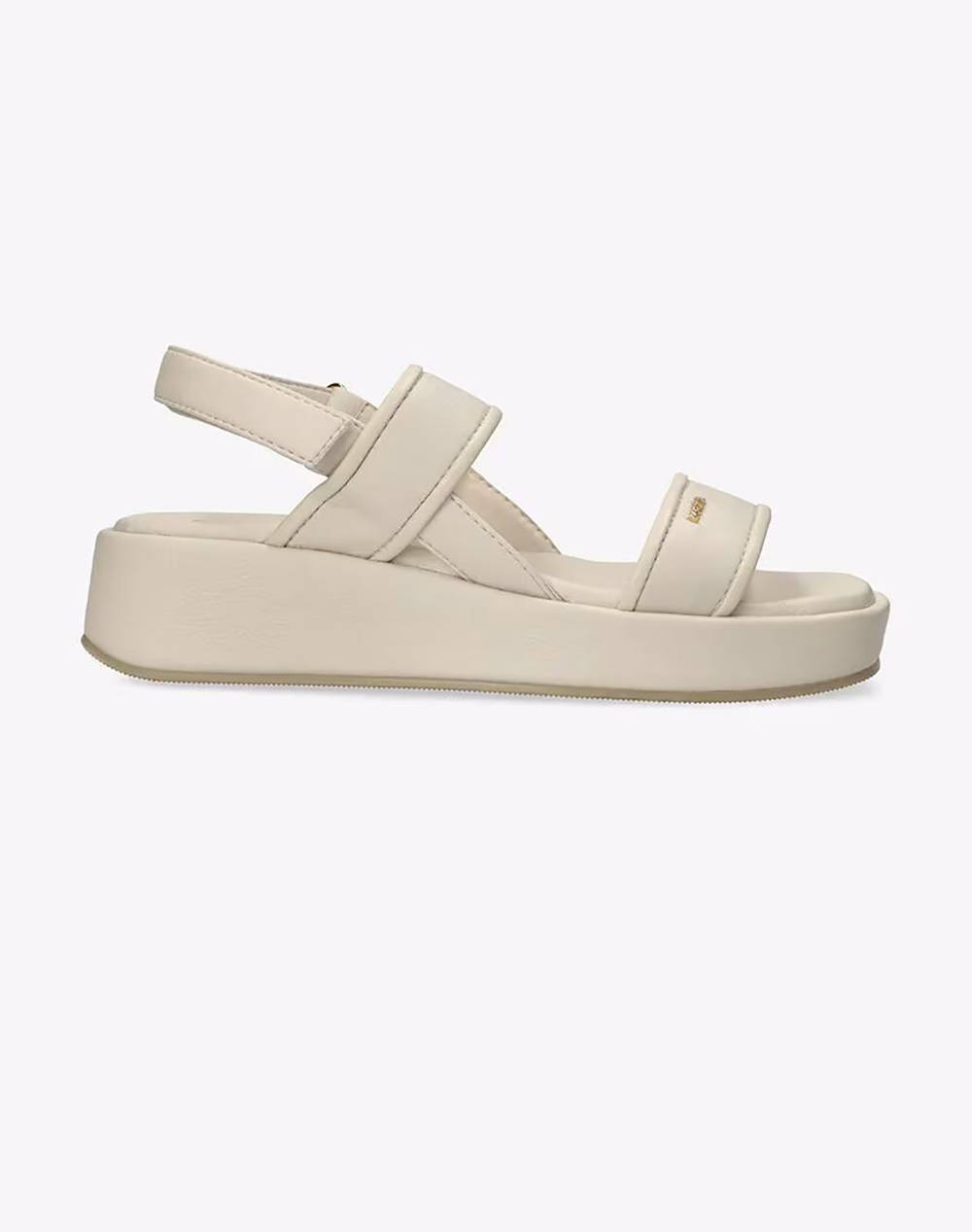 Mexx Rosaly Paris Sandal Women Footwear Sandals Cream Patent Leather,Synthetic Mi001603151W 02 3005 Female Sandals