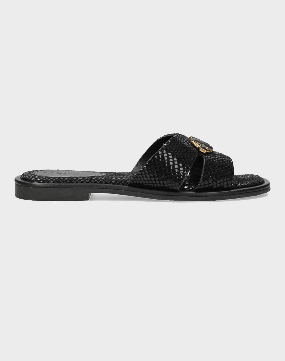 Mexx Raissa Parrot Sandal Women Footwear Sandals Black Leather Mi001606251W 1000 Female Sandals Black
