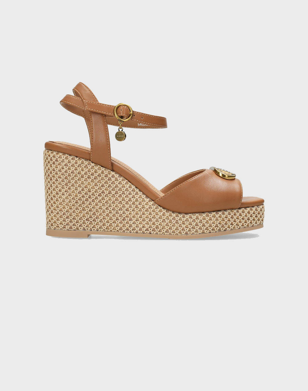 Mexx Rikka Pakina Heeled Sandal (Heel Height: 8Cm) Women Footwear Espadrilles/Sandals Brown Synthetic Mi001600851W 2004 Female Espadrilles/Sandals