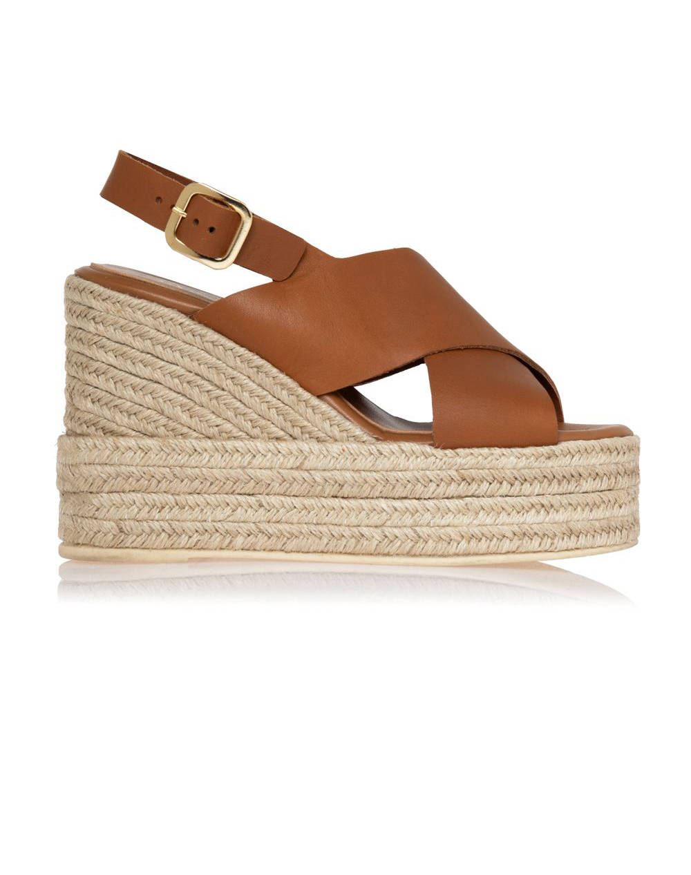 Health 25 171 D2D Platform Women Footwear Espadrilles/Sandals Tan Leather 25 171 18 Female Espadrilles/Sandals