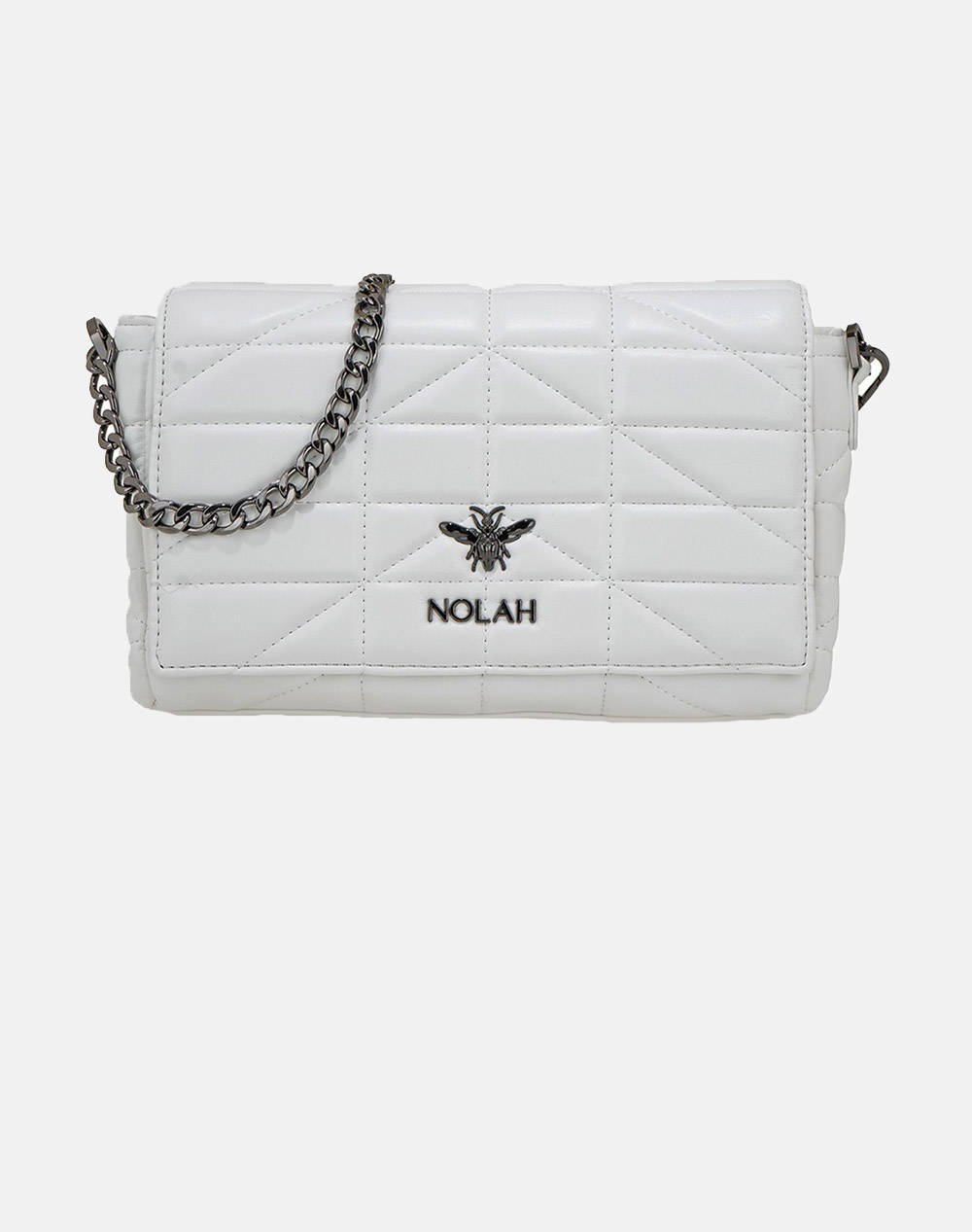 Nolah Shoulder Bags (Dimensions: 28 X 8 X 18Cm.) Women Accessories Bags White Imitation Leather U606A0079V95 V95 Female Bags