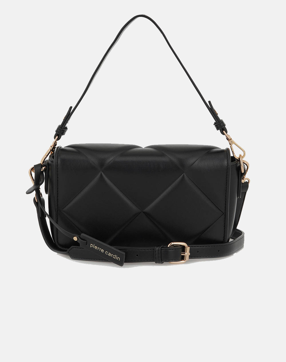 Pierre Cardin Satchel/Cross Body Bags (Dimensions: 23.5 X 5.5 X 14.5Cm.) Women Accessories Bags Black Synthetic U69608819001 001 Female Bags Black