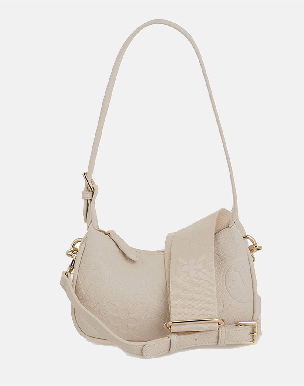 Valentino Hobo Bags (Dimensions: 20.5 X 11 X 5Cm.) Women Accessories Bags Biege Imitation Leather U61681979549 549 Female Bags Biege