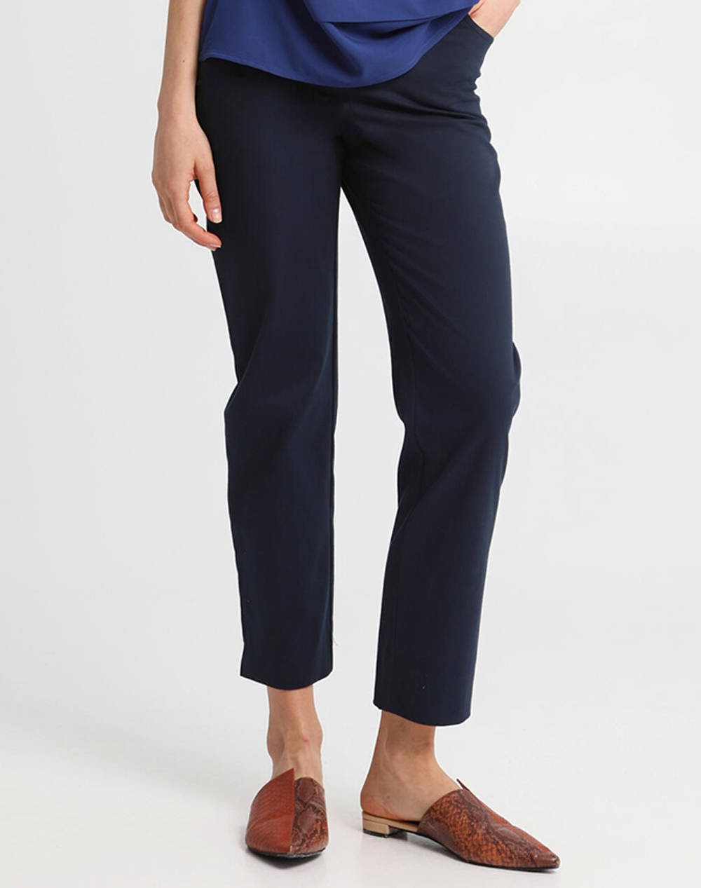 Bill Cost Pants Women Clothes Trousers Chinos Darkblue Cotton,Elastic 10 060798 0 Μπλε Female Chinos Blue