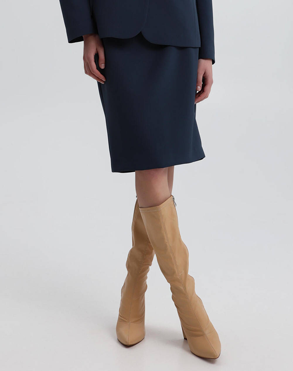 Bill Cost Skirt Women Clothes Skirts Darkblue Elastic,Synthetic 10 031008 0 Μπλε Female Skirts Blue