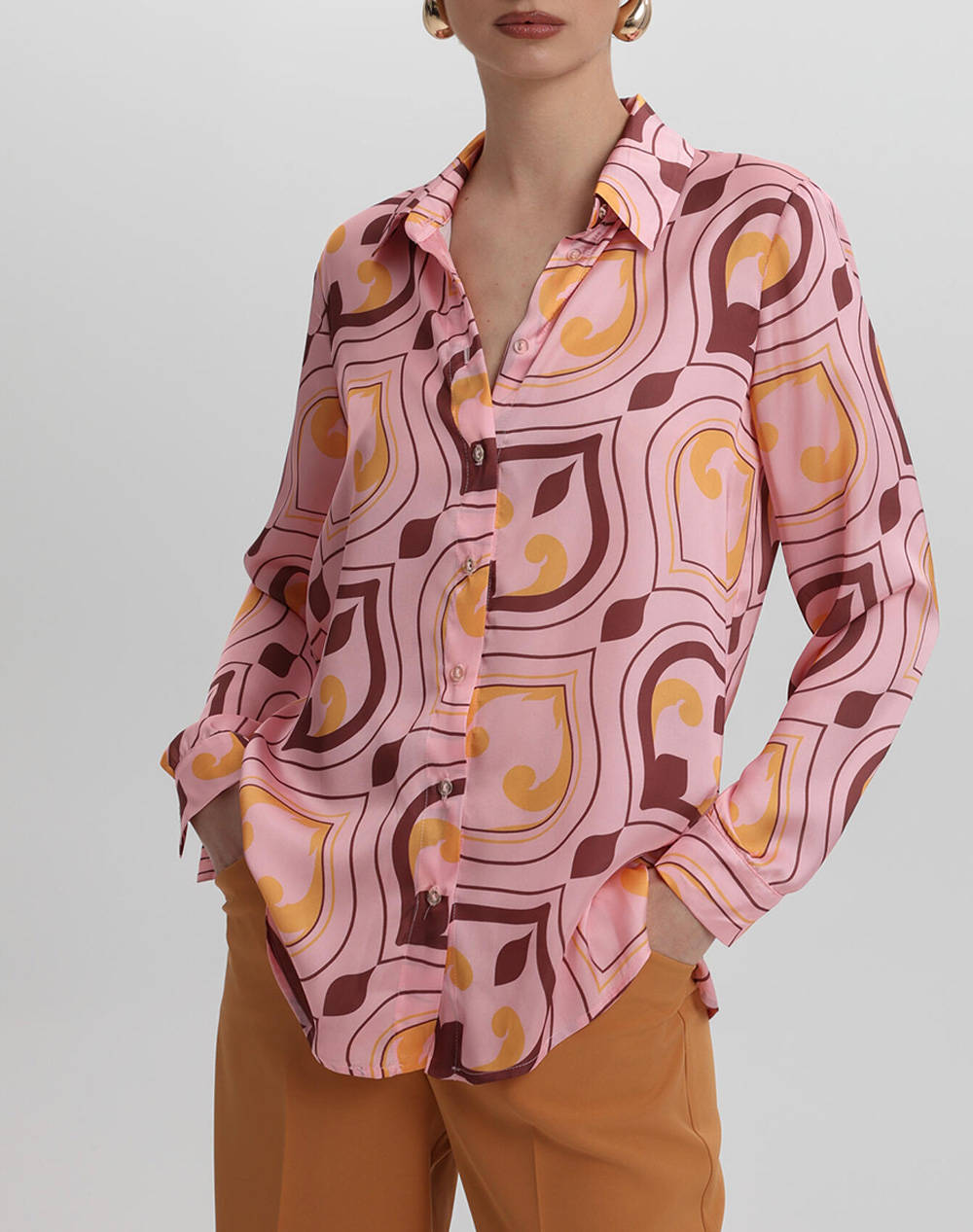 Bill Cost Shirt Women Clothes Shirts Pink Synthetic 10 342292 0 Ροζ Female Shirts
