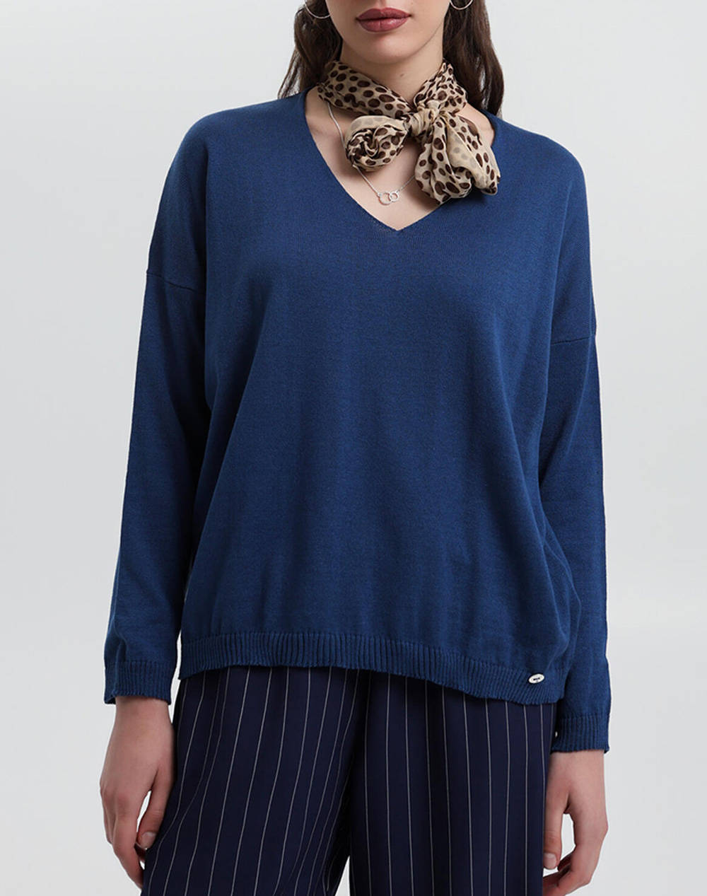 Bill Cost Shirt Women Clothes Tops Knits Blue Cotton,Synthetic 20 131355 0 Μπλε Female Knits Blue