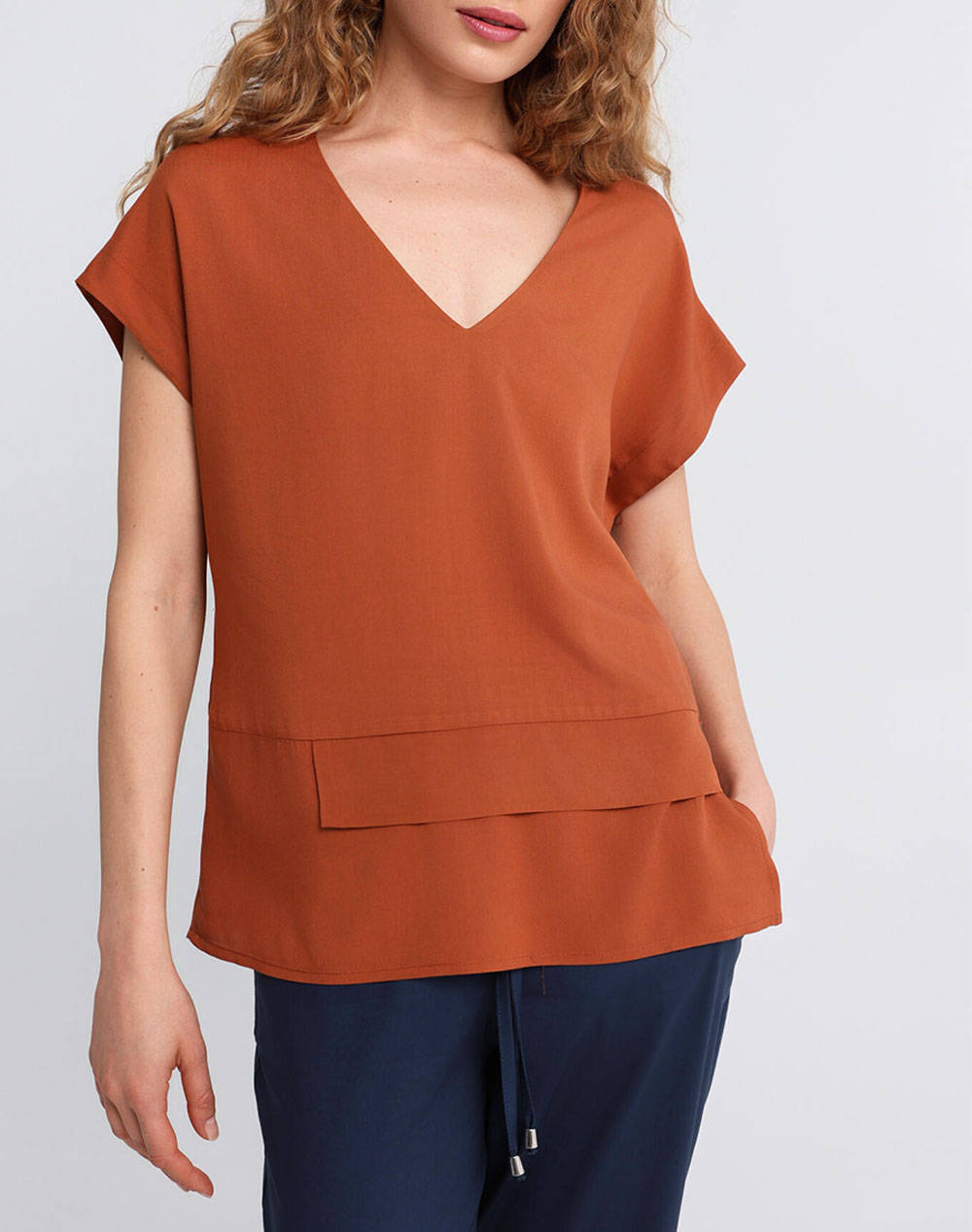 Bill Cost Greek Tailored Shirt Women Clothes Tops Tops/Bodies Firebrick Synthetic 10 350469 0 Εκαι Female Tops/Bodies