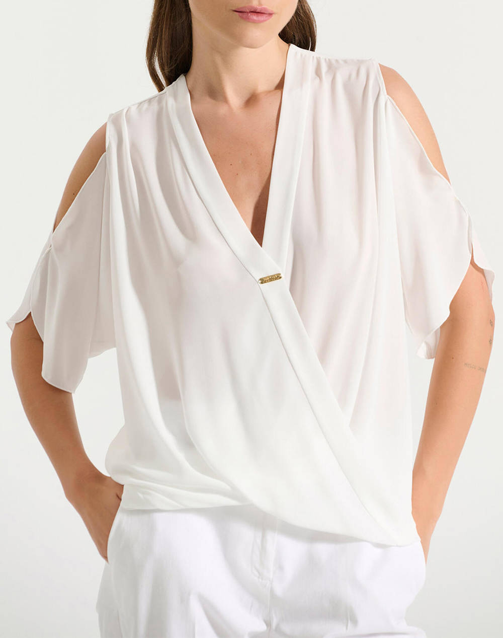 Bill Cost Shirt Women Clothes Tops Tops/Bodies Ecru Synthetic 10 031020 0 Εκρου Female Tops/Bodies