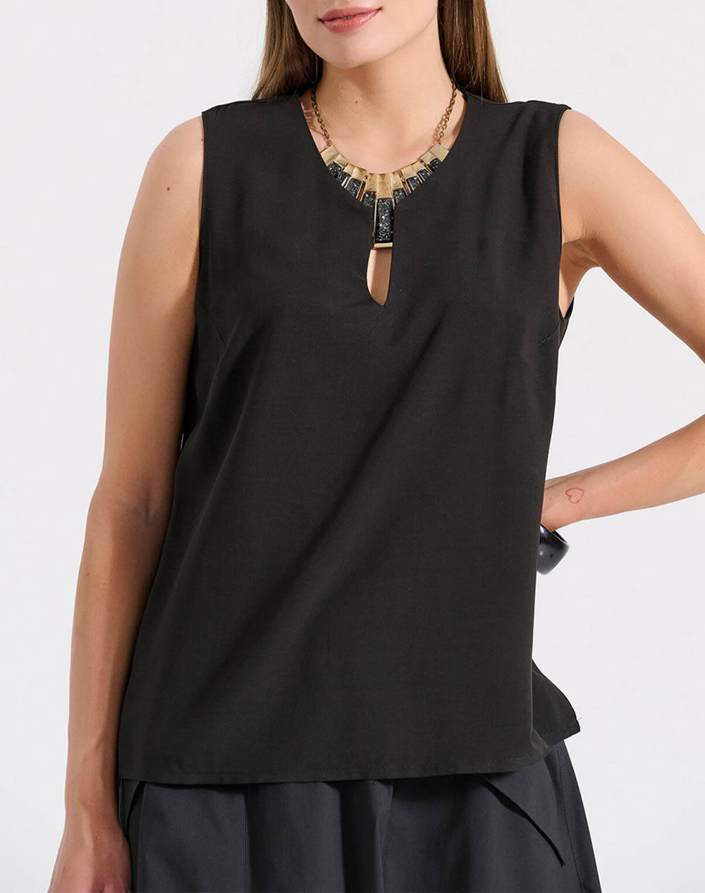 Bill Cost Shirt Women Clothes Tops Tops/Bodies Black Synthetic 10 350487 0 Μαύρο Female Tops/Bodies Black