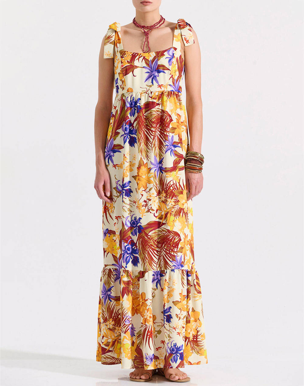 Bill Cost Dress Women Clothes Dresses Multi Synthetic 10 342362 0 Πορτοκαλι Female Dresses