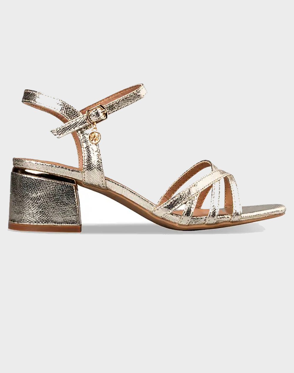 Envie Women''S Synthetic Sandals With Thick Heel Women Footwear Sandals Gold Imitation Leather V37 21112 Gold Female Sandals Gold