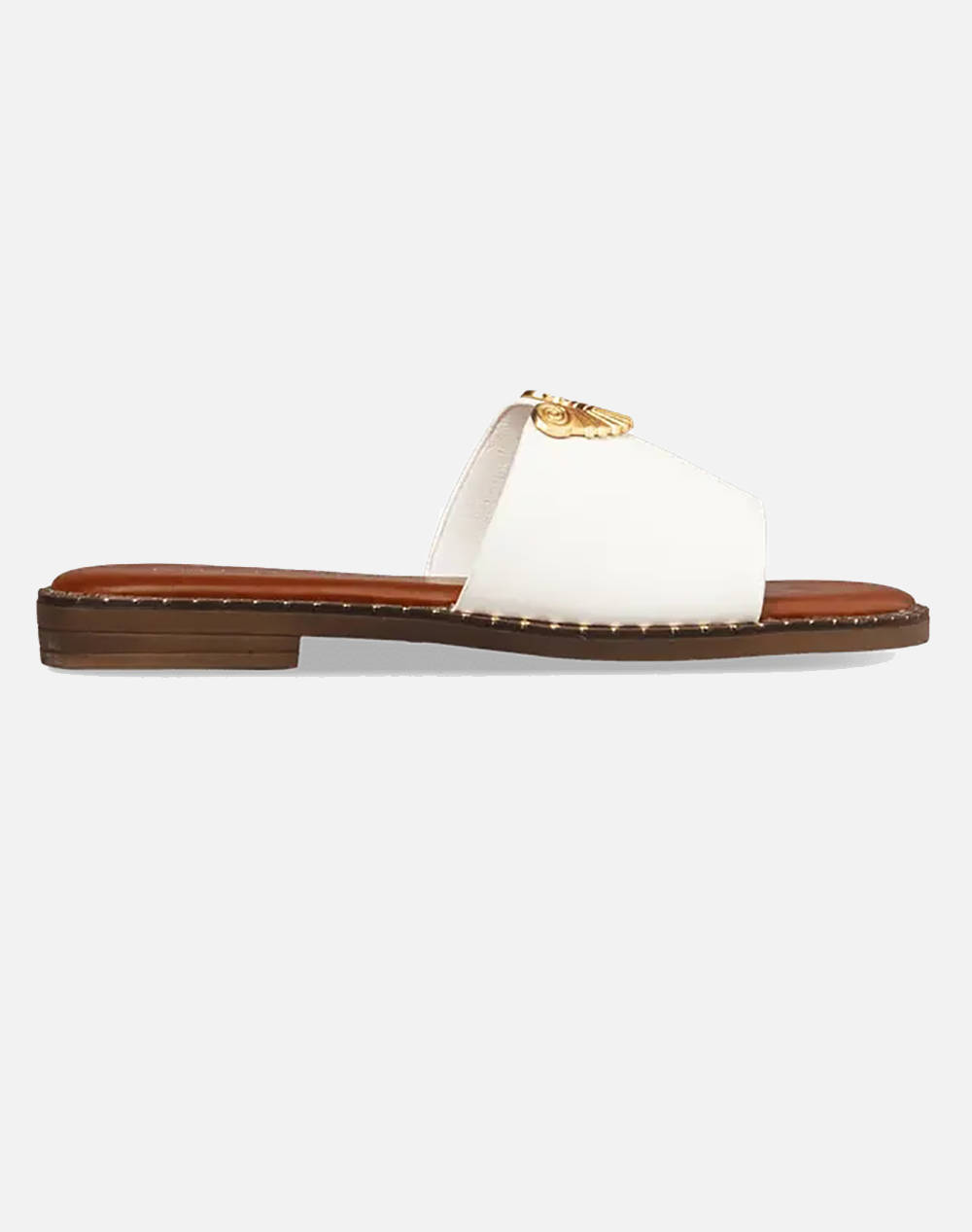 Envie Women''S Synthetic Flat Sandals Women Footwear Sandals White Imitation Leather E96 21350 White Female Sandals