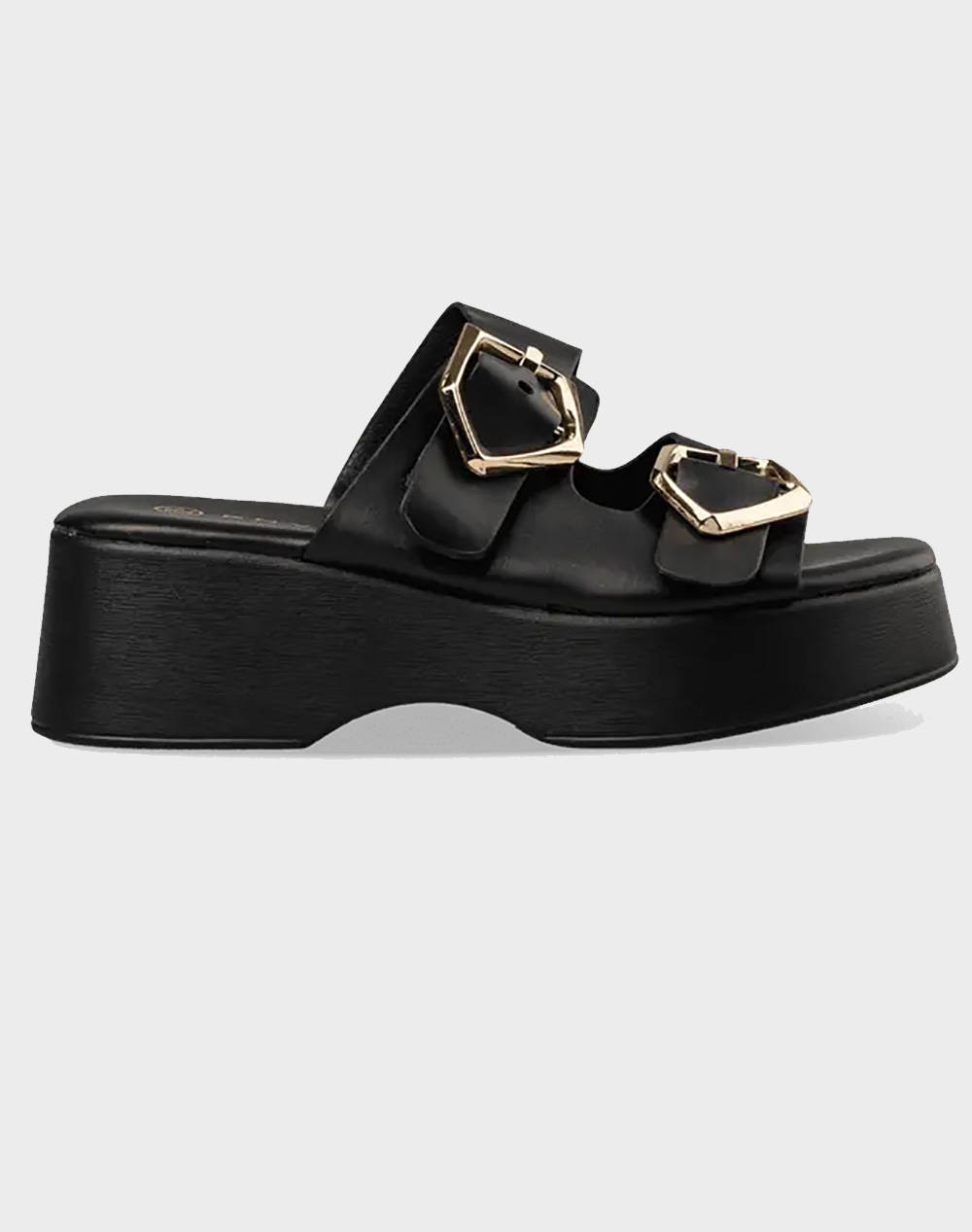 Envie Women''S Synthetic Flatforms Women Footwear Sandals Black Imitation Leather E84 21259 Black Female Sandals Black