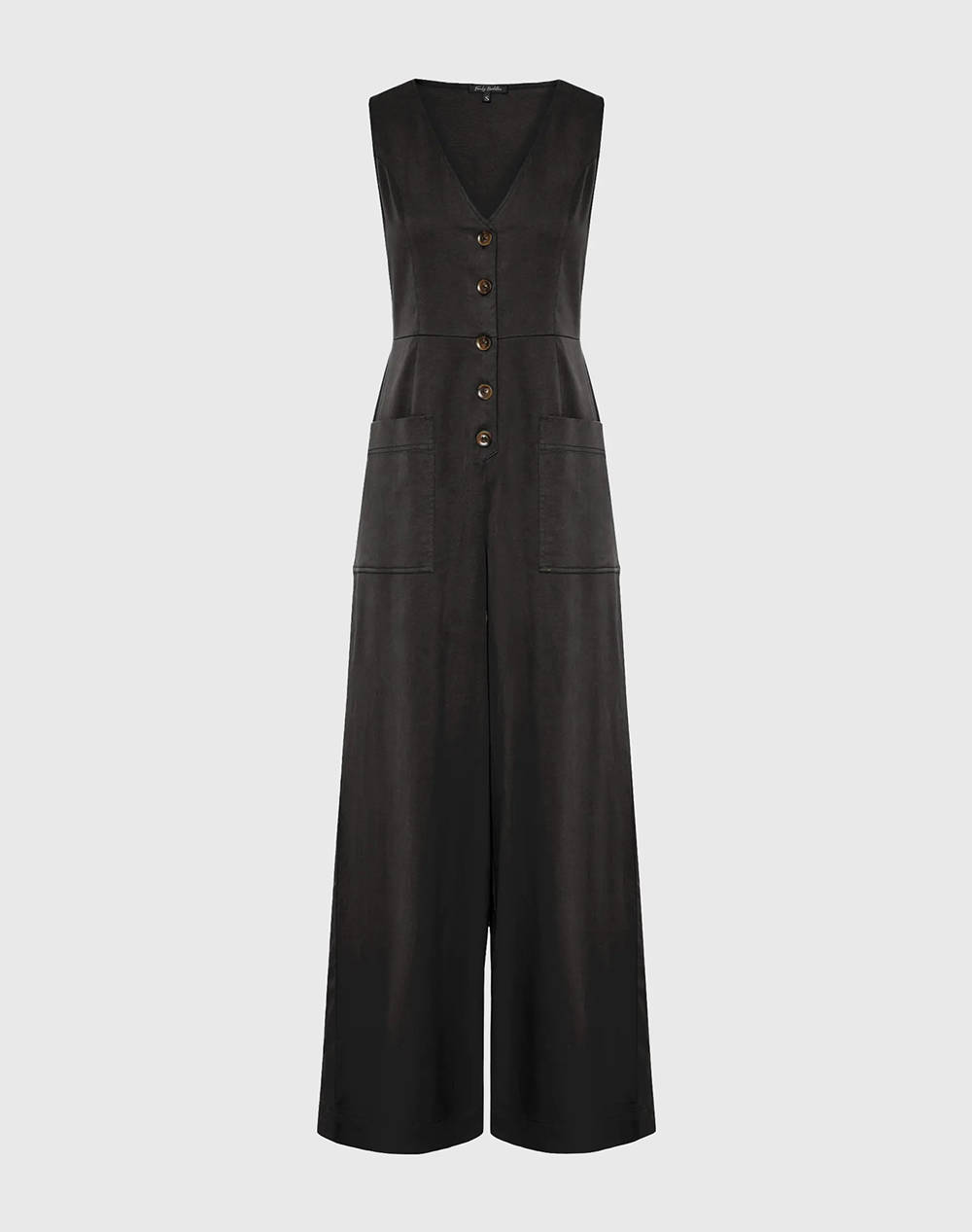 Funky Buddha Women''S Jumpsuit/Shorts Women Clothes Bodysuits Black Synthetic Fbl011 112 12 Black Female Bodysuits Black