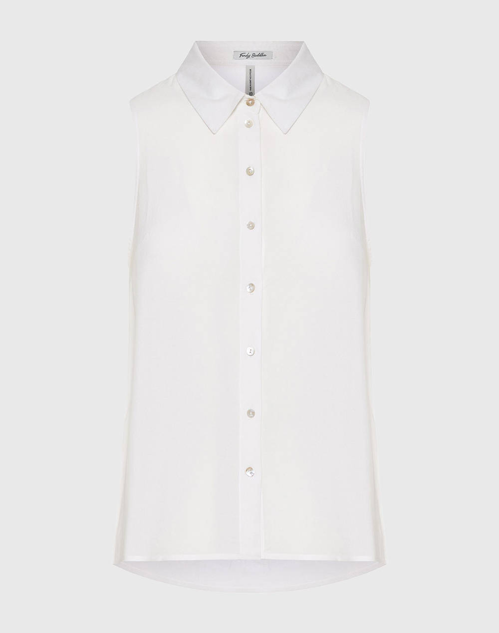 Funky Buddha Women''S Casual Shirt Women Clothes Shirts White Viscose Fbl011 101 05 White Female Shirts