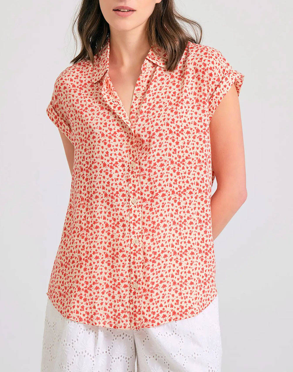 Funky Buddha Women''S Casual Shirt Women Clothes Shirts Offwhite Viscose Fbl011 119 05 Off White Female Shirts