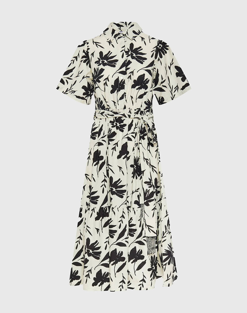 Funky Buddha Women''S Midi Dress Women Clothes Dresses Multi Cotton Fbl011 138 13 Off White Female Dresses