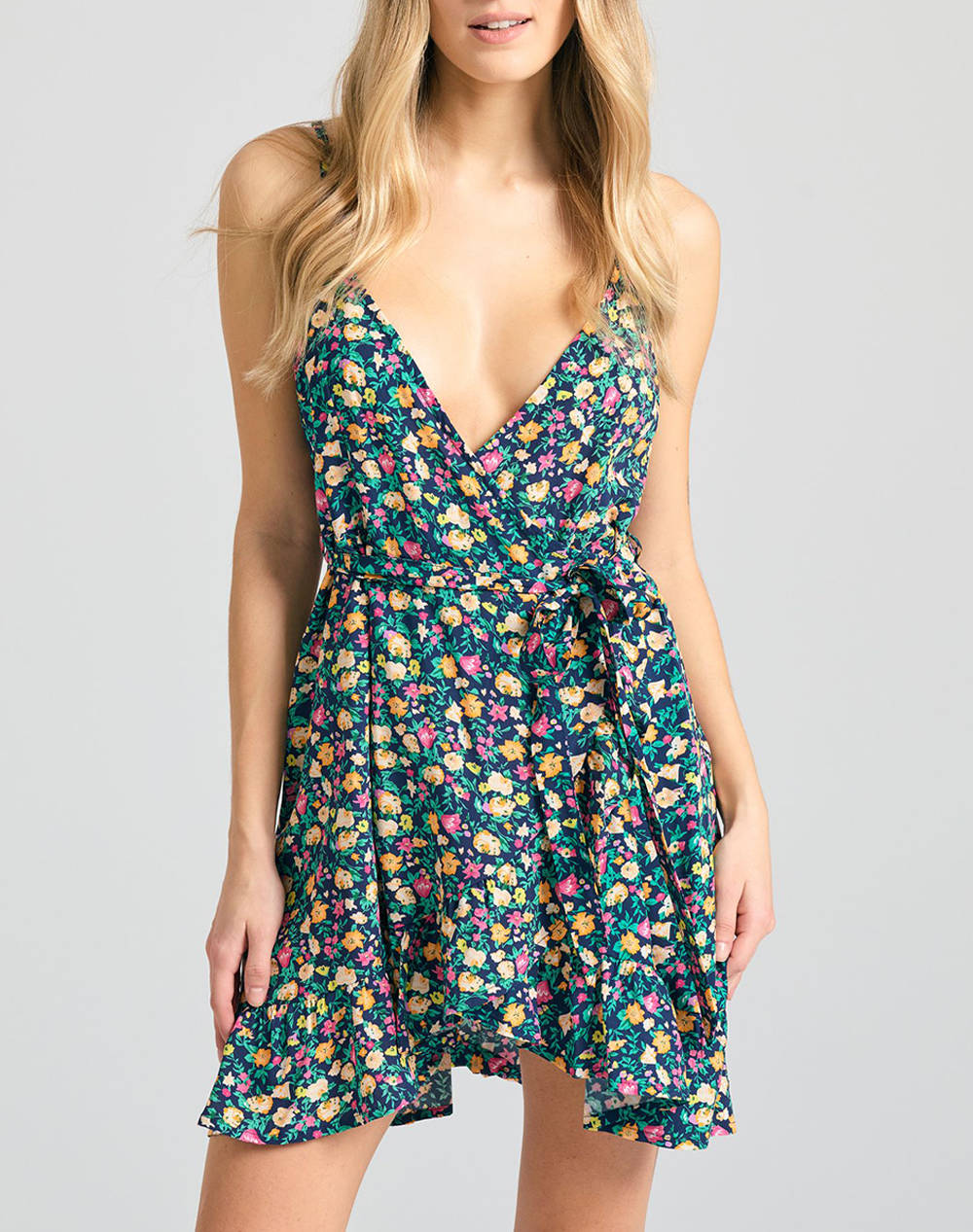 Funky Buddha Women''S Mini Dress Women Clothes Dresses Multi Viscose Fbl011 117 13 Black Female Dresses