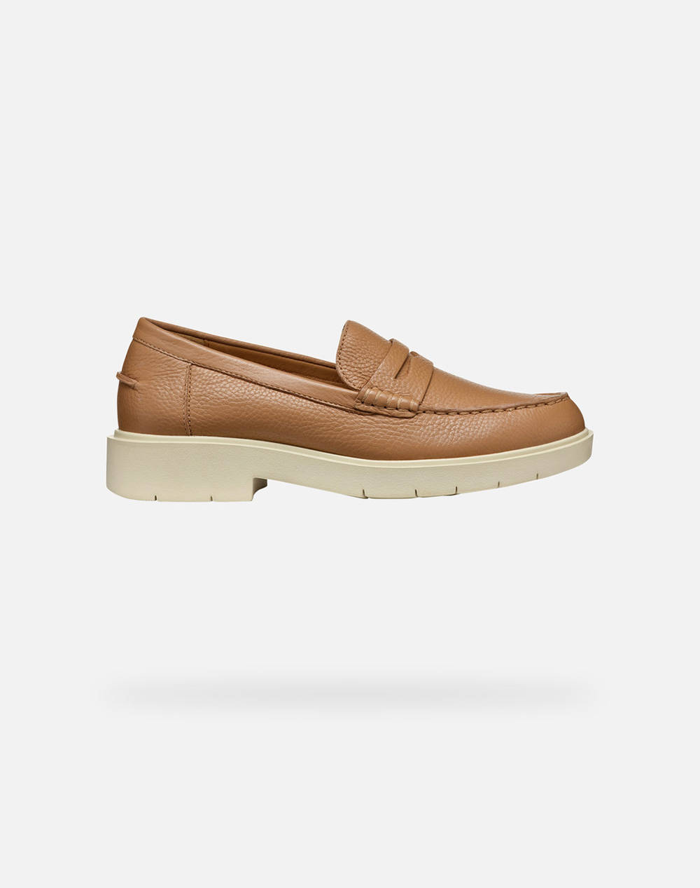Geox D Spherica Ec1 A Tumb.Lea Women Footwear Moccasins/Ballerinas Sandybrown Leather D25Qra00046C5000 C5000 Female Moccasins/Ballerinas Brown
