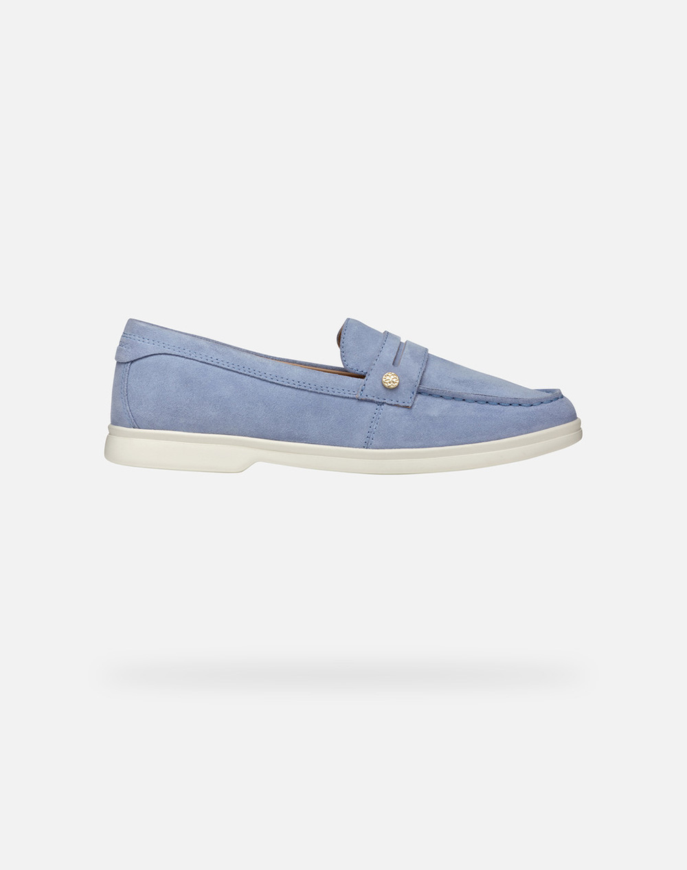Geox D Xand 3 D – Suede Women Footwear Moccasins/Ballerinas Lightblue Leather,Suede D550Zd00022C4003 C4003 Female Moccasins/Ballerinas Blue
