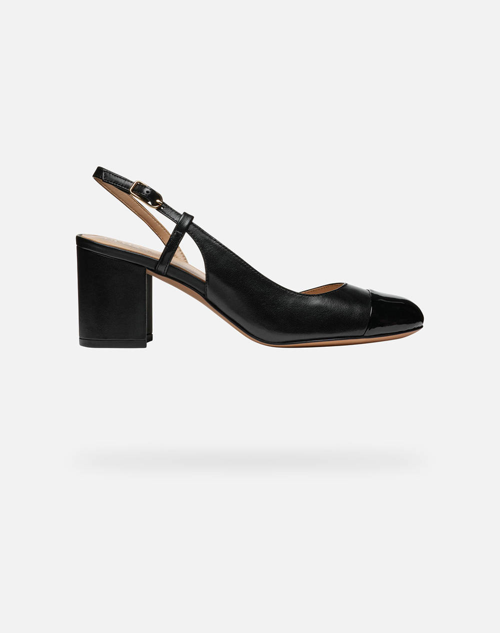 Geox D Virnilisa 65 A Na.Sh+Sy.Pa Women Footwear Pumps Black Leather D55Yya0Tuhhc9999 C9999 Female Pumps Black