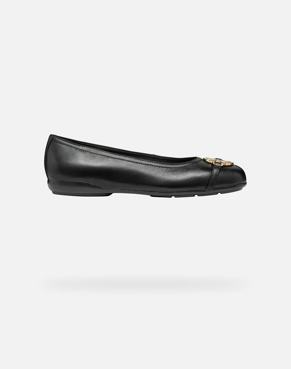 Geox D Annytah B Nappa Women Footwear Moccasins/Ballerinas Black Leather D557Nb00085C9999 C9999 Female Moccasins/Ballerinas Black