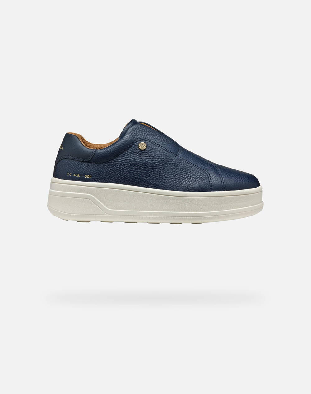 Geox D Spherica Ecub 2 A Lea+Gbk Women Footwear Sneakers Navyblue Leather D55Wva04654C4002 C4002 Female Sneakers Blue