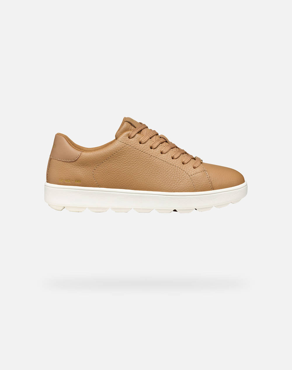 Geox D Spherica Ecub 1 B Lea+Gbk Women Footwear Sneakers Biege Leather D55Web04654C5000 C5000 Female Sneakers Biege