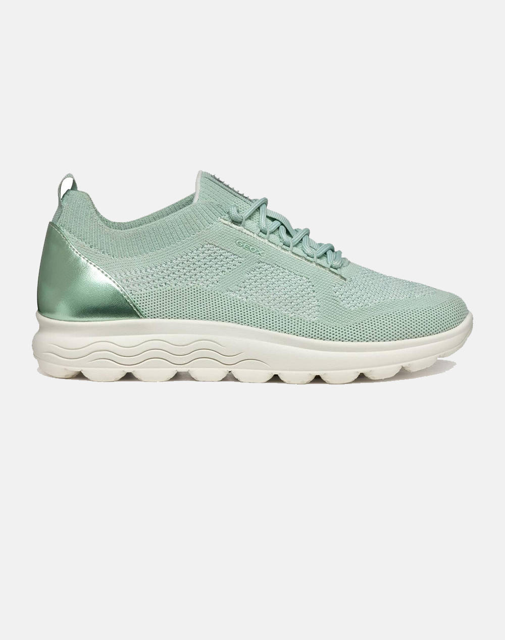 Geox D Spherica E Knitted Text.Re Women Footwear Sneakers Mintgreen Synthetic,Fabric D55Nue09Tbnc3002 C3002 Female Sneakers Green
