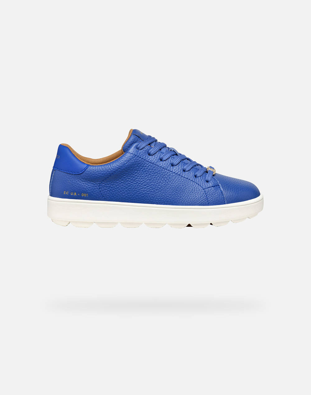 Geox D Spherica Ecub 1 B Lea+Gbk Women Footwear Sneakers Blue Leather D55Web04654C4000 C4000 Female Sneakers Blue