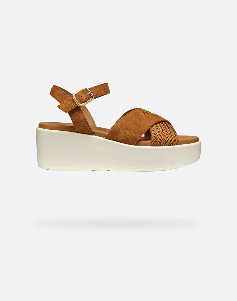 Geox D Xand 2.2Sa Suede Women Footwear Sandals Tan Imitation Leather,Leather D55M1B00022C6001 C6001 Female Sandals