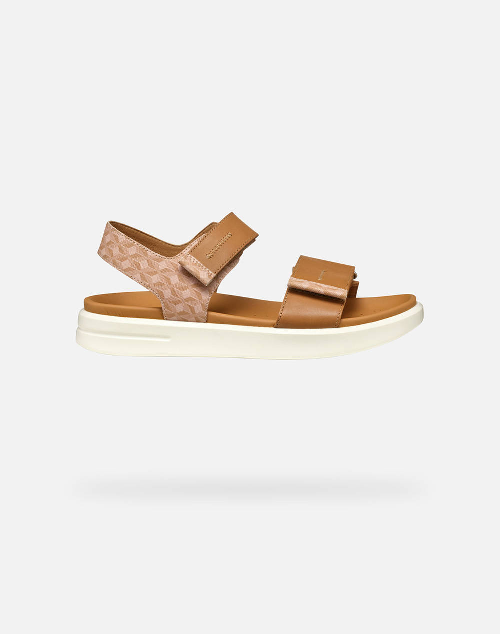 Geox D Xand 2S E Smooth Lea+Gbk Women Footwear Sandals Camel Leather,Synthetic D45Pae04354C5F8Z C5F8Z Female Sandals