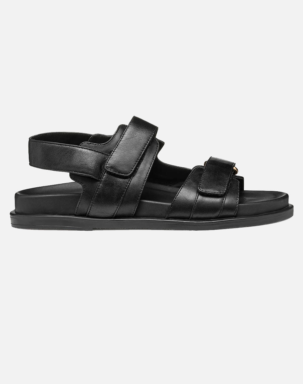 Geox D Adelash C Nappa Sheep Lea Women Footwear Sandals Black Leather D55Ywc000Tuc9999 C9999 Female Sandals Black