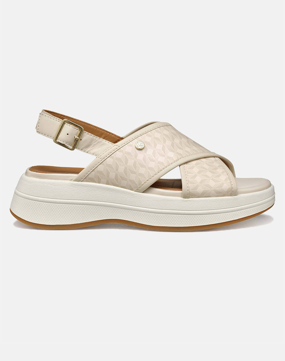 Geox D Spherica Ecub 3 S B Sy+Nap Women Footwear Sandals Biege Leather D550Vb00485C1122 C1122 Female Sandals Biege