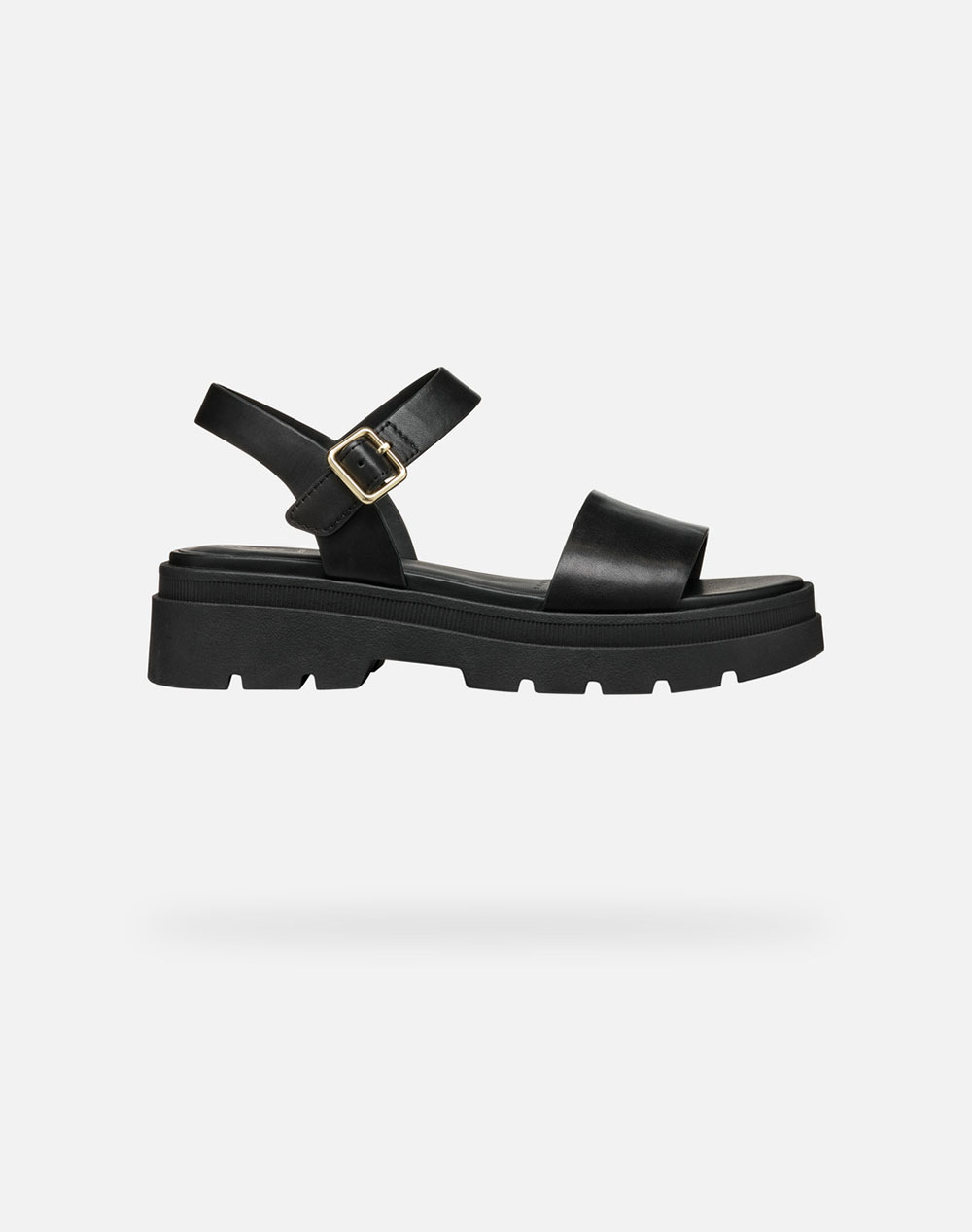 Geox D Adacter S D Smo.Lea Women Footwear Sandals Black Leather D55Yvd00043C9999 C9999 Female Sandals Black