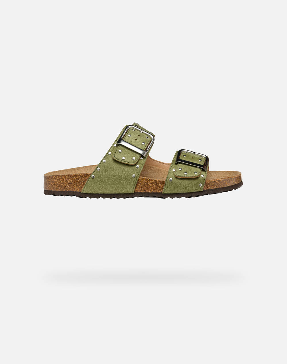 Geox D Brionia Ri Geobuck Sweden Women Footwear Espadrilles/Sandals Green Synthetic D55Y3I000Auc3016 C3016 Female Espadrilles/Sandals Green