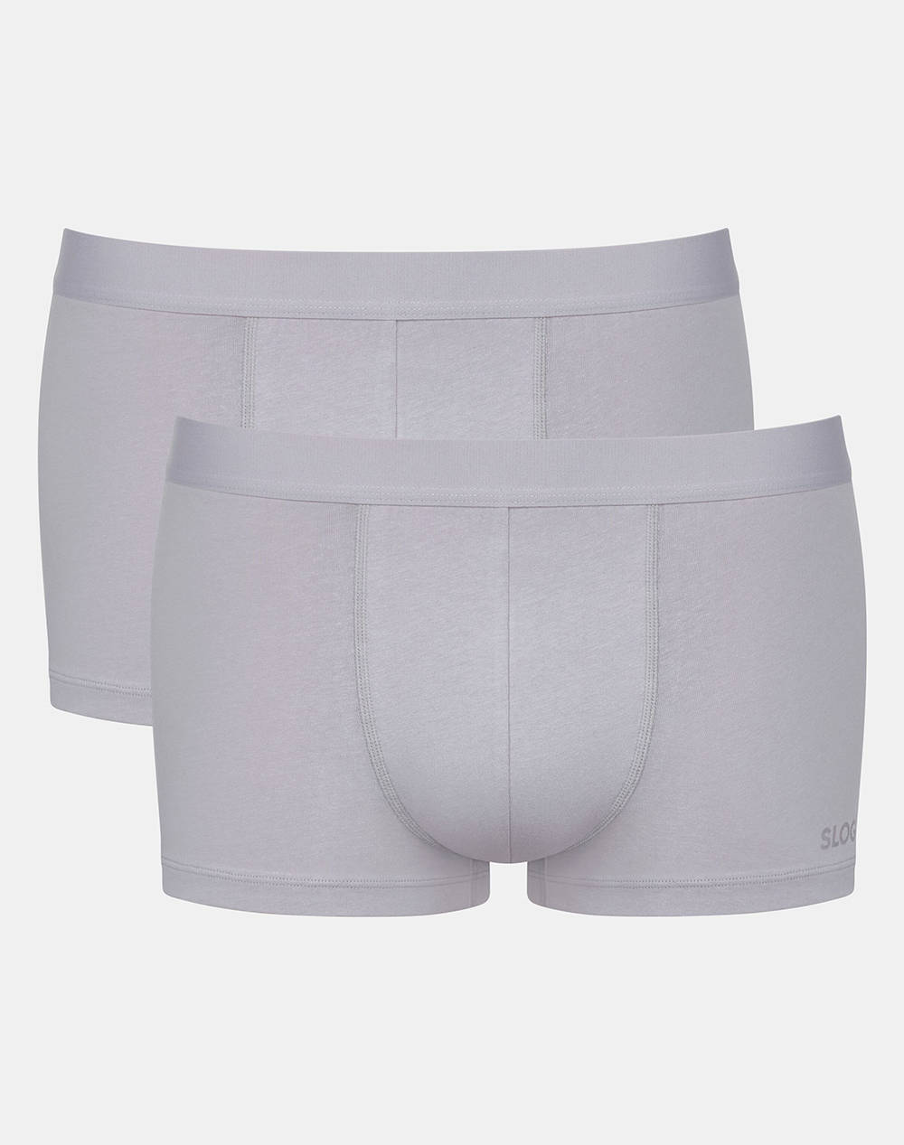 Sloggi Sloggi Men Go Abc 2.0 H Hipster 2P Men Underwear Briefs Boxer Briefs Metallicsilver Cotton,Elastic 10217770 00Fu Male Boxer Briefs