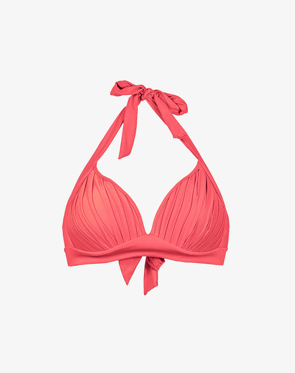 Solano 00 0/Swim Top Monochrome Women Clothes Swimwear Bikini Top Coral Elastic,Synthetic 40 1003C 105 Female Bikini Top