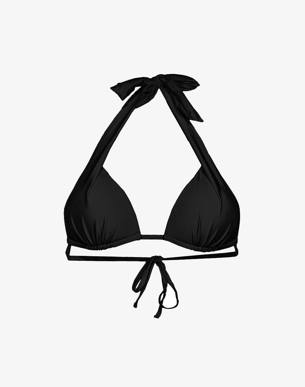 Solano 00 10/Swim Top Monochrome Women Clothes Swimwear Bikini Top Black Elastic,Synthetic 40 1010 101 Female Bikini Top Black