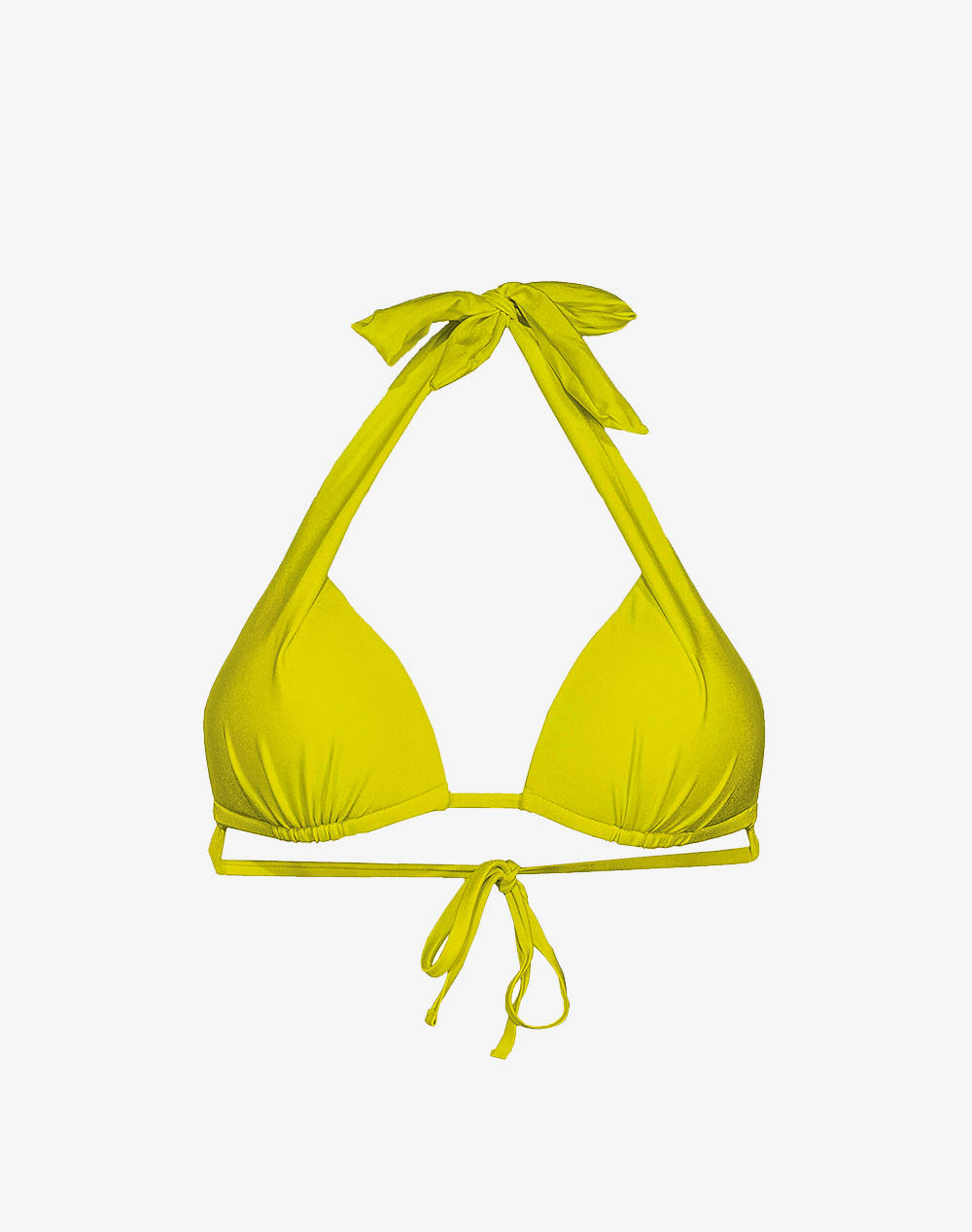 Solano 00 10/Swim Top Monochrome Women Clothes Swimwear Bikini Top Yellow Elastic,Synthetic 40 1010 106 Female Bikini Top