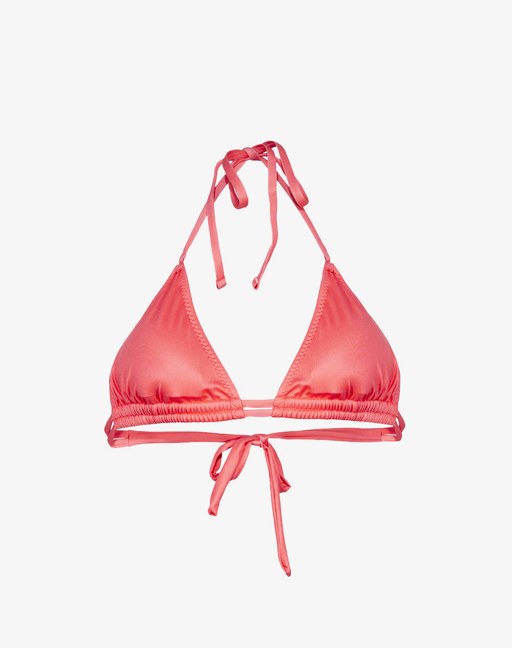 Solano 00 0/Swim Top Monochrome Women Clothes Swimwear Bikini Top Coral Elastic,Synthetic 40 1009 105 Female Bikini Top