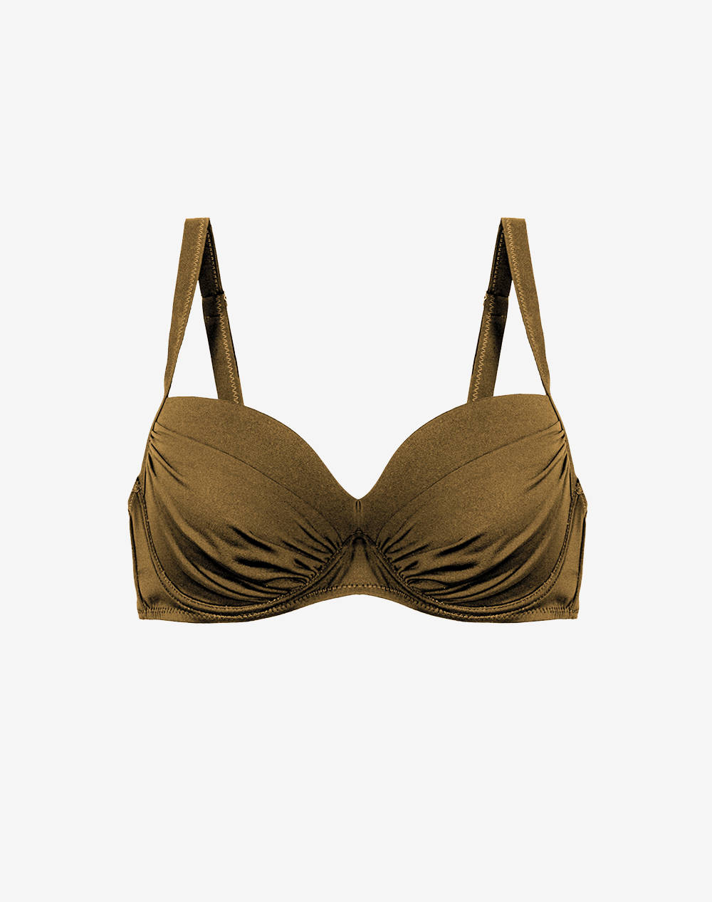 Solano 00 10/Swim Top Monochrome Women Clothes Swimwear Bikini Top Sandybrown Elastic,Synthetic 40 1041D 108 Female Bikini Top Brown