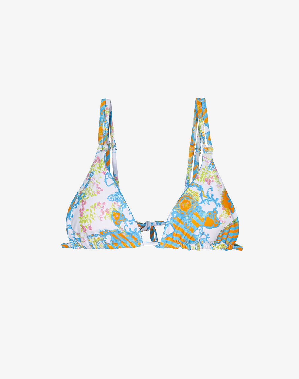 Solano 40 1/Swim Top Women Clothes Swimwear Bikini Top Multi Cotton,Elastic,Synthetic 40 1402 Print Female Bikini Top