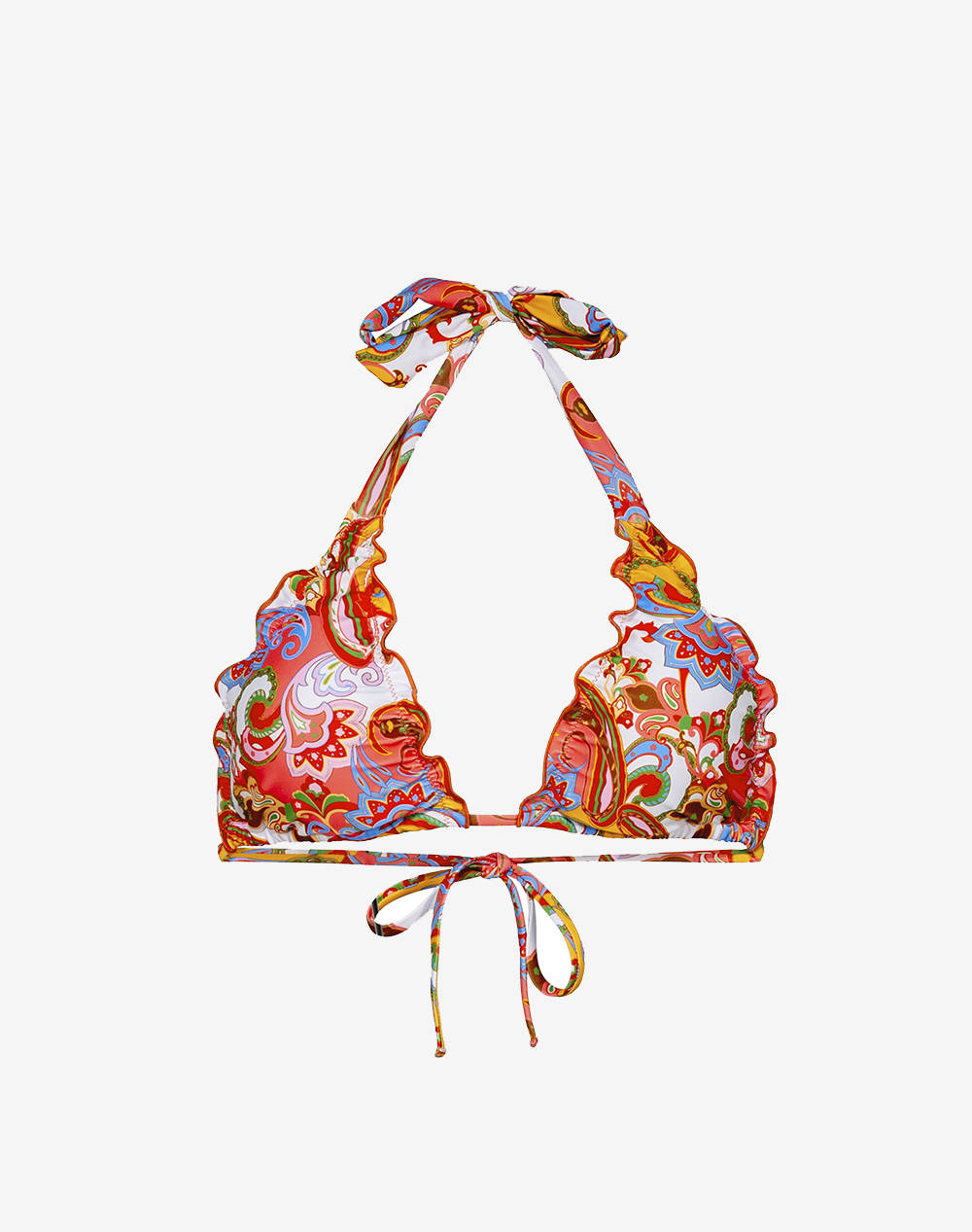 Solano 45 1/Swim Top Women Clothes Swimwear Bikini Top Multi Elastic,Synthetic 40 1452 Print Female Bikini Top