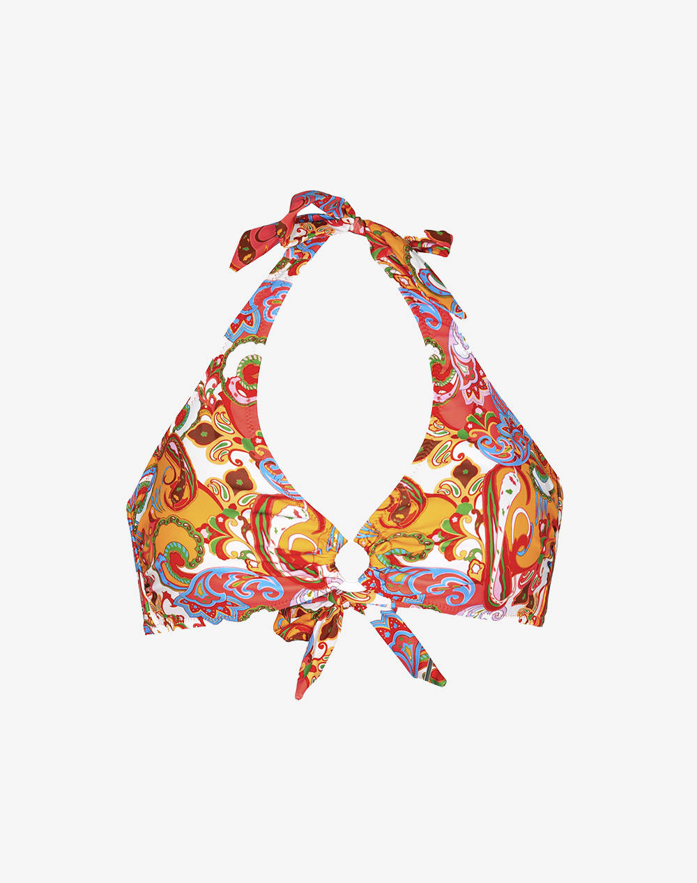 Solano 45 1/Swim Top Women Clothes Swimwear Bikini Top Multi Elastic,Synthetic 40 1450D Print Female Bikini Top